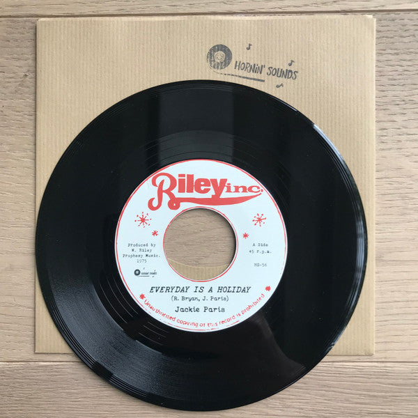 Jackie Paris (2) : Everyday Is A Holiday (7")