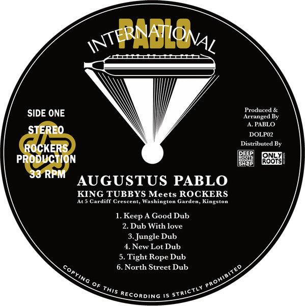 Augustus Pablo : King Tubbys Meets Rockers At 5 Cardiff Crescent, Washington Garden, Kingston (LP, Album)