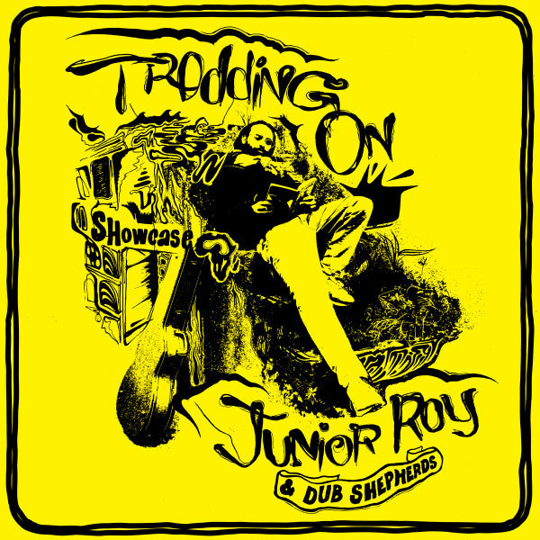 Junior Roy & Dub Shepherds : Trodding On Showcase (LP, Album, Yel)