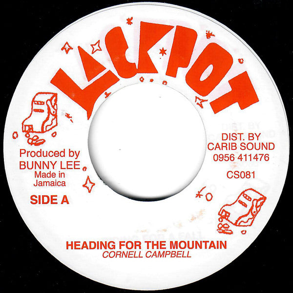 Cornell Campbell : Heading For The Mountain / Joe Frazer  (7", Mis)