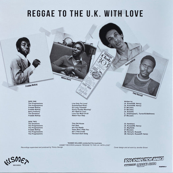 Various : Reggae To The U.K. With Love (LP, Comp, Mono)