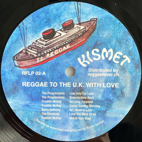 Various : Reggae To The U.K. With Love (LP, Comp, Mono)