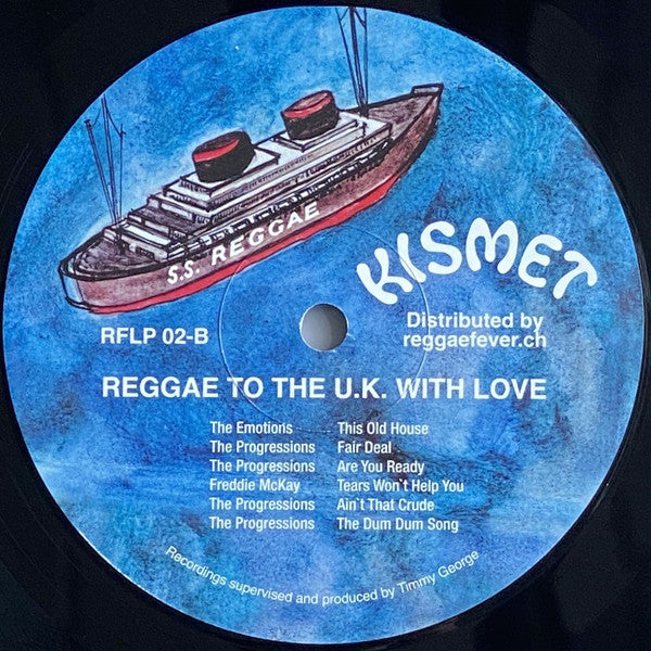 Various : Reggae To The U.K. With Love (LP, Comp, Mono)