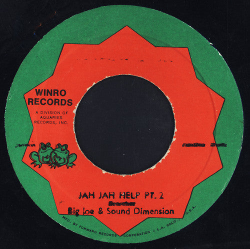 Big Joe : Jah Jah Help Us (7")