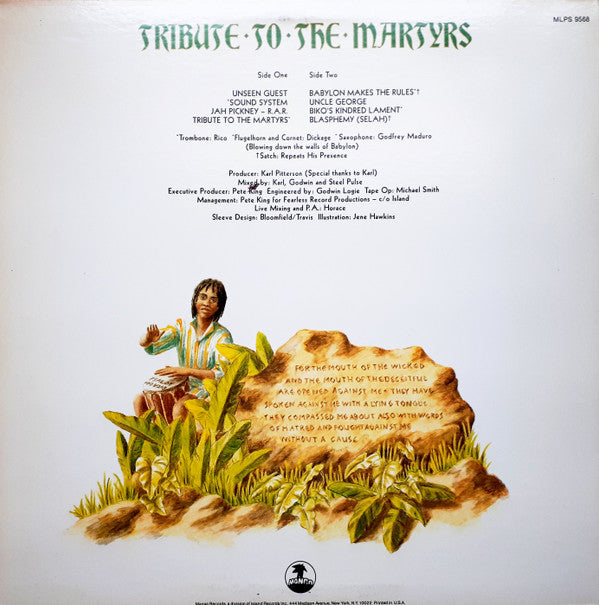 Steel Pulse : Tribute To The Martyrs (LP, Album)