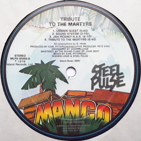 Steel Pulse : Tribute To The Martyrs (LP, Album)