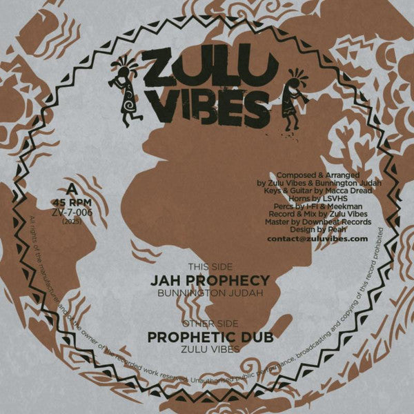 Bunnington Judah : Jah Prophecy (7")