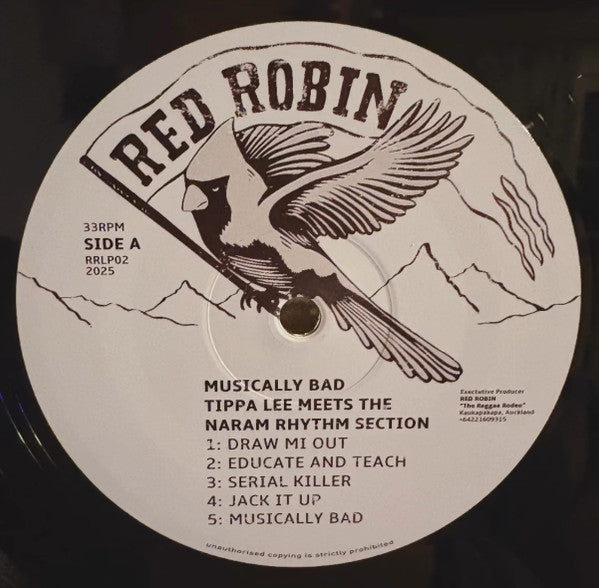 Tippa Lee : Meets The Naram Rhythm Section : Musically Bad (LP)