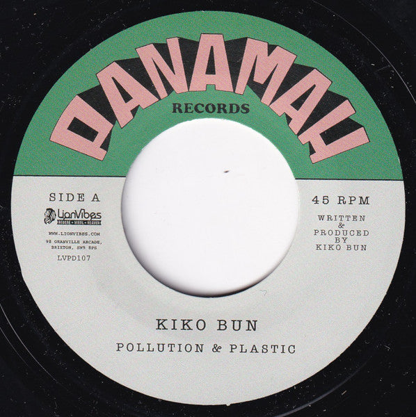 Kiko Bun : Pollution & Plastic (7", Single, RE)