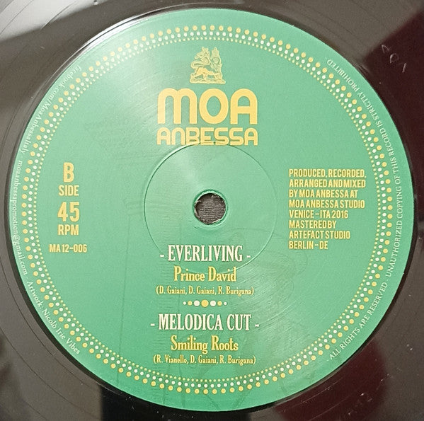 Jules-I* / Prince David : Jah A Di Best / Everliving (12", Maxi, RE)