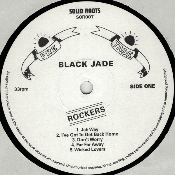Black Jade (2) : Rockers (LP, RE)
