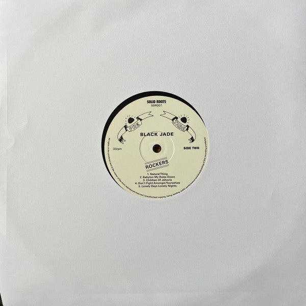 Black Jade (2) : Rockers (LP, RE)