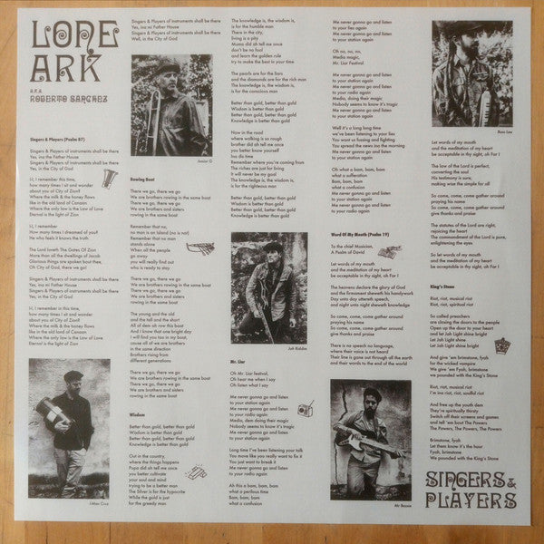 Lone Ark a.k.a. Roberto Sanchez : Singers & Players (LP, Album)