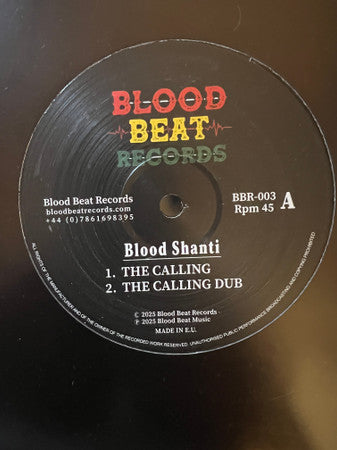 Blood Shanti : The Calling (12", Maxi)