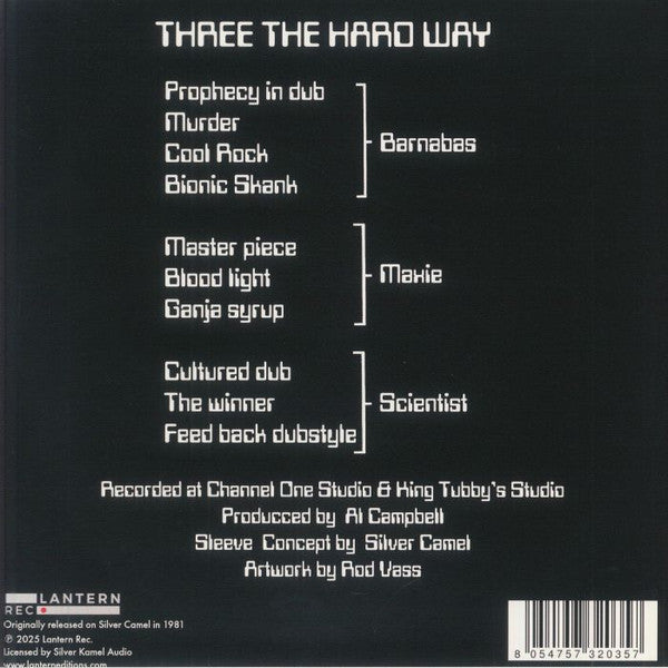 Maxie*, Scientist & Barnabas : Three The Hard Way (LP, Album, Ltd, RE)