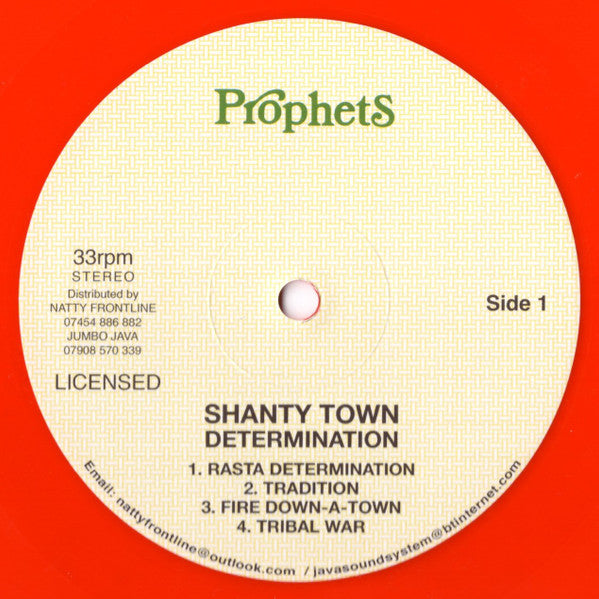 Trinity (4) : Shanty Town Determination (LP, Album, RE, Red)