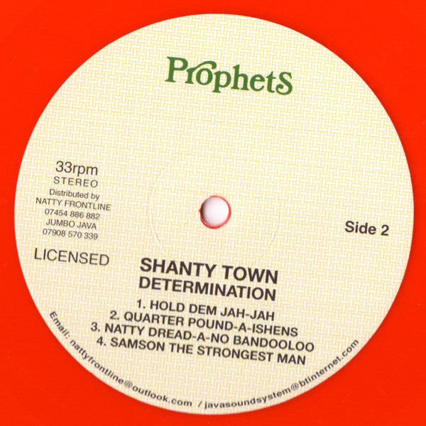 Trinity (4) : Shanty Town Determination (LP, Album, RE, Red)