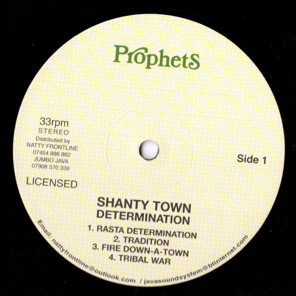 Trinity (4) : Shanty Town Determination (LP, Album, RE)