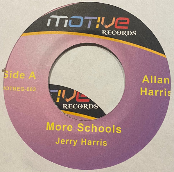 Jerry Harris : More Schools  (7")