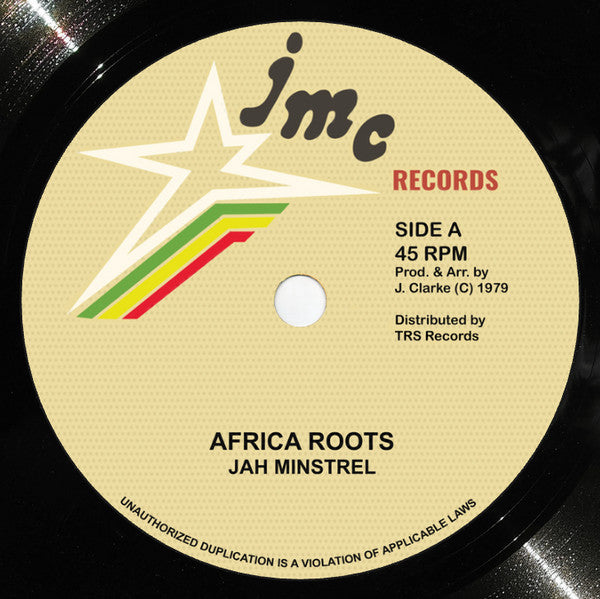 Jah Minstrel : Africa Roots (7")