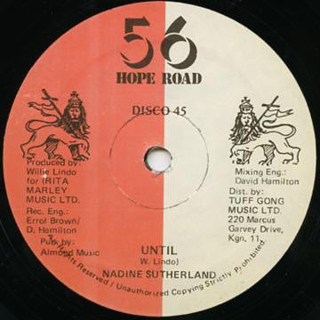 Nadine Sutherland : Until / Hands And Heart (12")