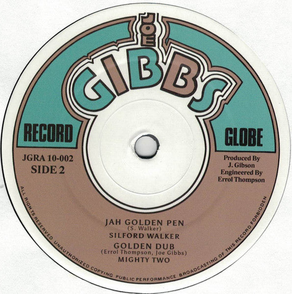 Sylford Walker : Burn Babylon / Jah Golden Pen (10", RP)