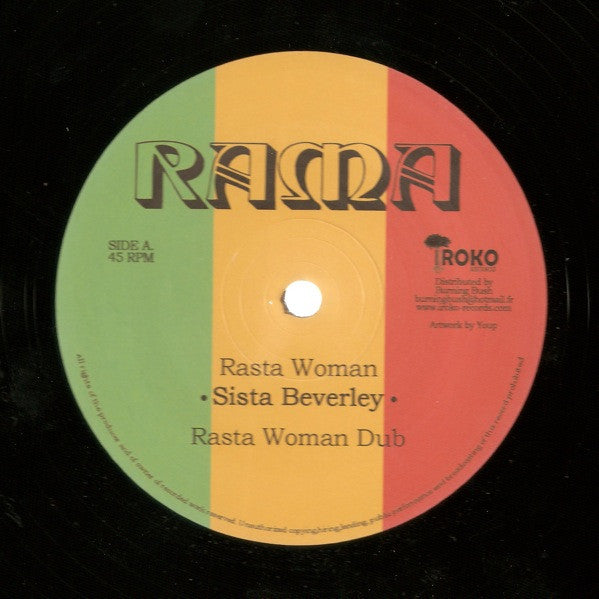 Sister Beverley / Dennis Bovell : Rasta Woman / Za-Ion (12")