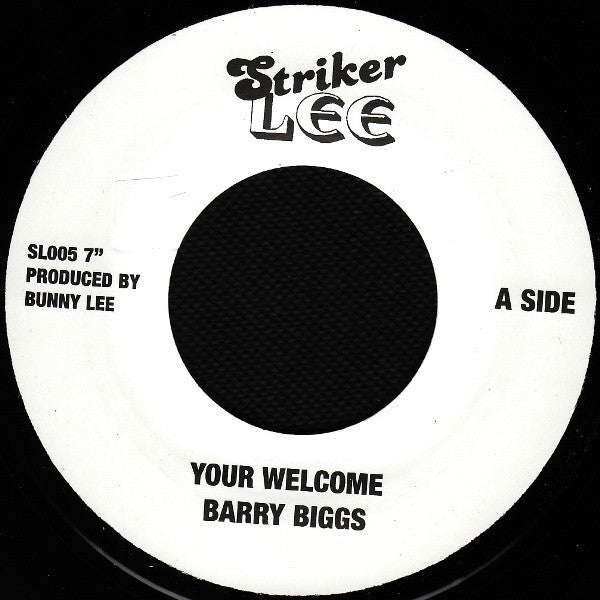 Barry Biggs : Your Welcome (7", RP)