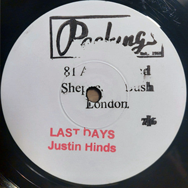 Justin Hinds & The Dominoes : Last Days (7")