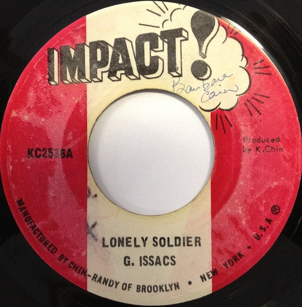 Gregory Isaacs / Impact All Stars : Lonely Soldier / Lonely (Version) (7")
