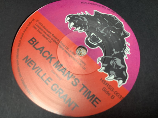 Neville King : Sick And Tired / Black Man’s Time  (7", RE)