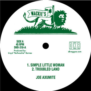 Joe Axumite : Simple Little Woman / Troubled Land / Home To Africa  (12")