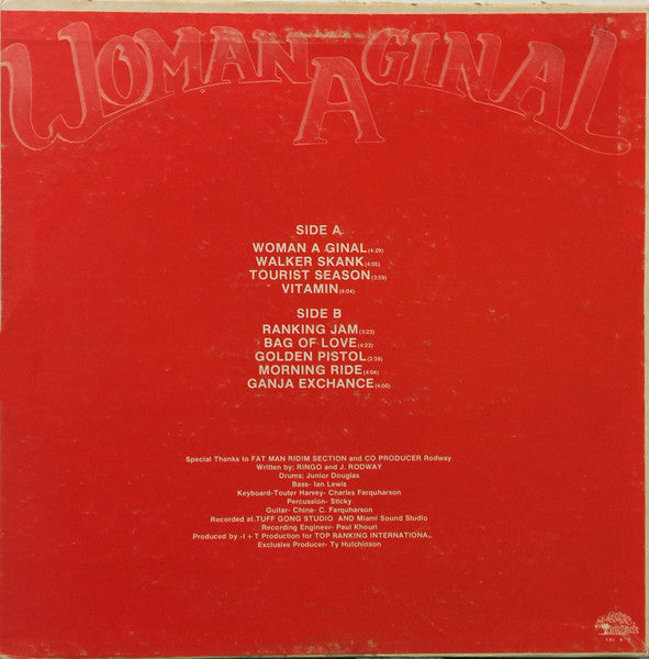 Ringo (5) : Woman A Ginal (LP, Album)