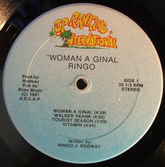 Ringo (5) : Woman A Ginal (LP, Album)