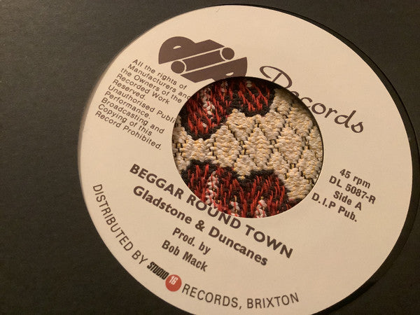 Gladstone Henry & The Ducanes (2) : Beggar Round Town  (7", RE)