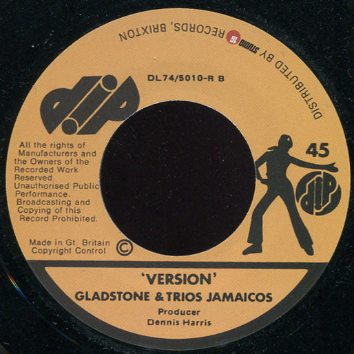 Gladstone & Trios Jamaicos : Freedom Train  (7", RE)