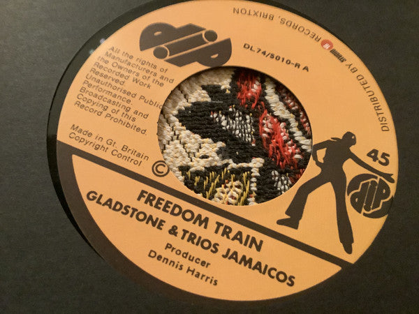 Gladstone & Trios Jamaicos : Freedom Train  (7", RE)
