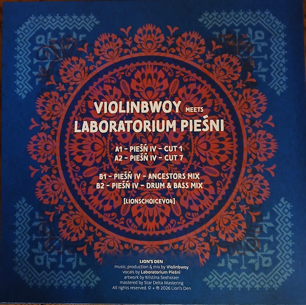 Violinbwoy Meets Laboratorium Pieśni : Pieśń IV (12")