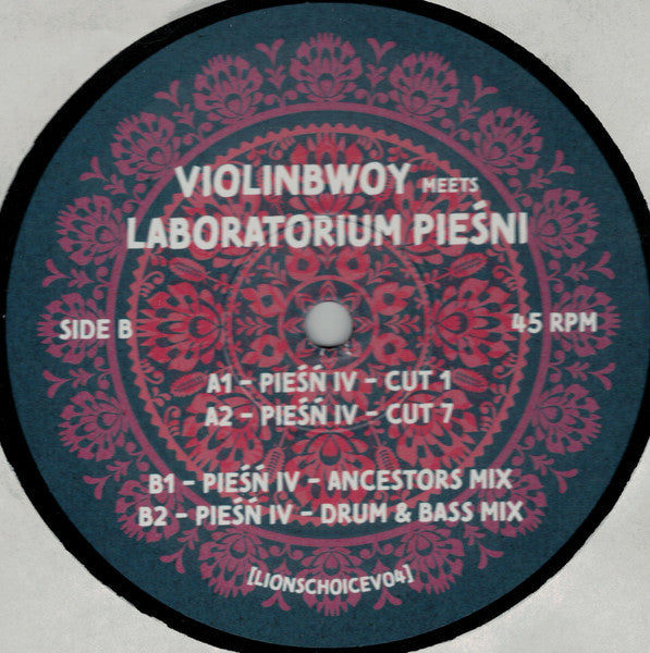 Violinbwoy Meets Laboratorium Pieśni : Pieśń IV (12")