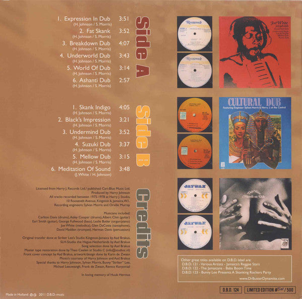 Harry J / Joe White / Sylvan Morris : Roosevelt Ave Dub (LP, Comp, Ltd)