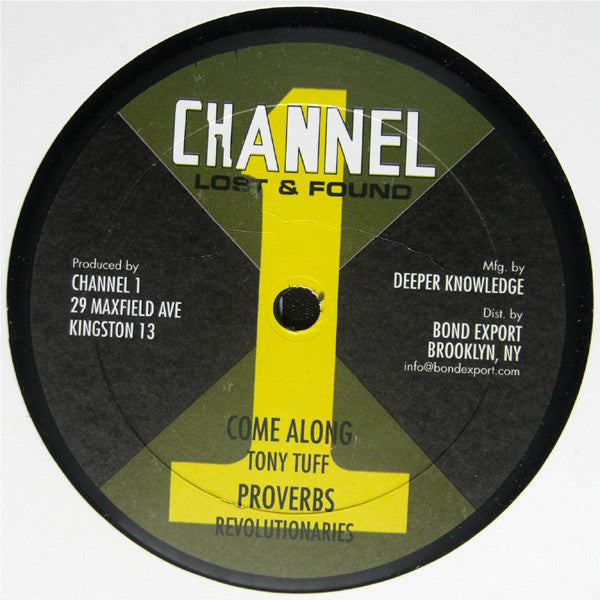 Tony Tuff : Separation / Come Along (10")