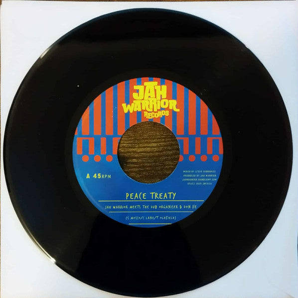 Jah Warrior Meets The Dub Organiser & Don Fe : Peace Treaty (7")