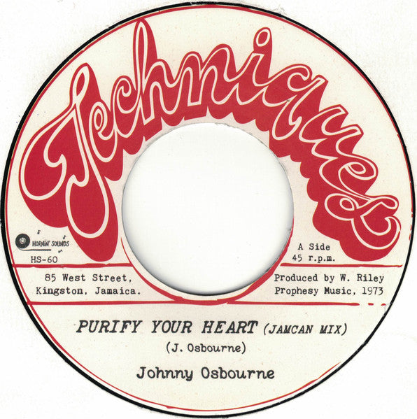 Johnny Osbourne : Purify Your Heart (Jamcan Mix) (7", RE)