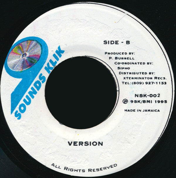 Ini Kamoze : Hill And Gully Ride (7")