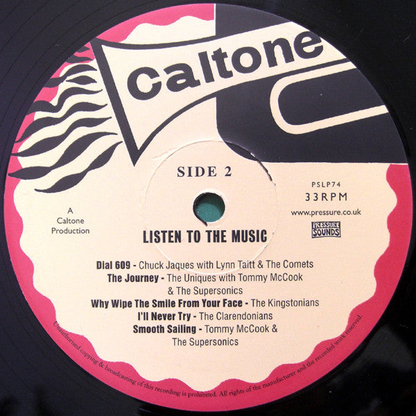 Various : Listen To The Music (Caltone's Jamaican 45's 1966-69) (2xLP, Comp)