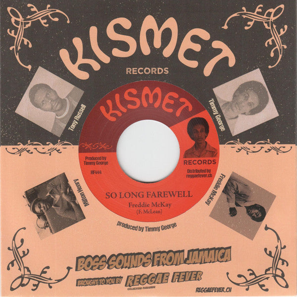 Freddie McKay, The Progressions : So Long Farewell / Live Only For Love (7", RE)