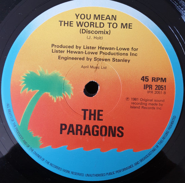 The Paragons : Only A Smile (Discomix) (12", Ltd)