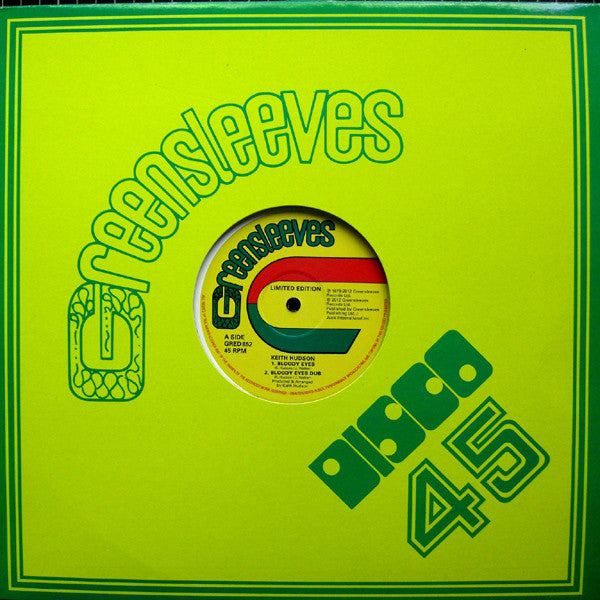 Keith Hudson : Bloody Eyes (12", RSD, Ltd, RE)