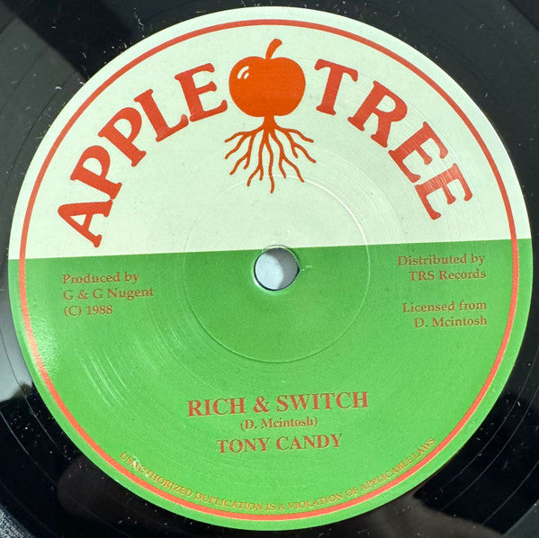 Tony Candy : Rich & Switch (7", RE)