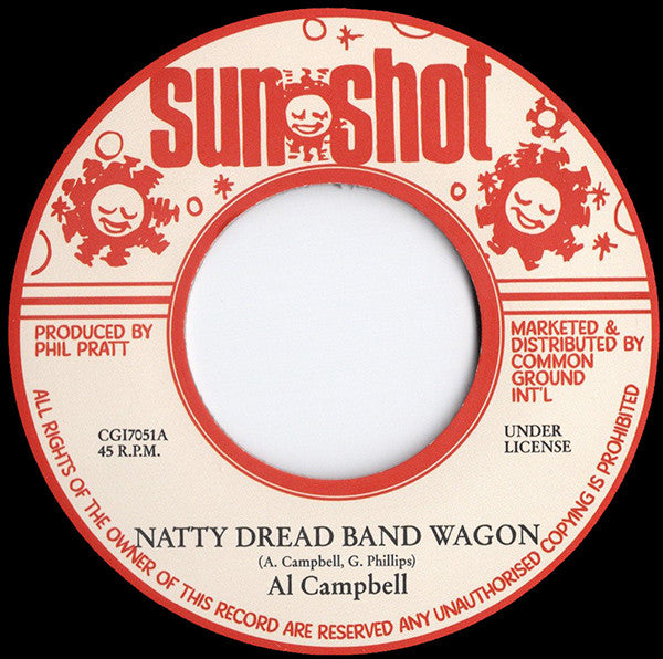 Al Campbell : Natty Dread Band Wagon (7", RE)
